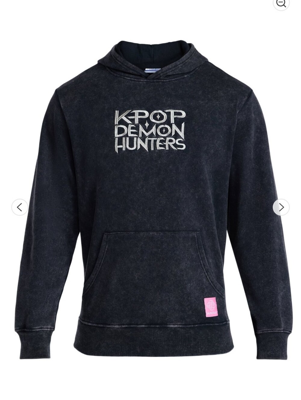 KPOP Demon Hunters Black Hoodie - Men's Pullover Sweatshirt
